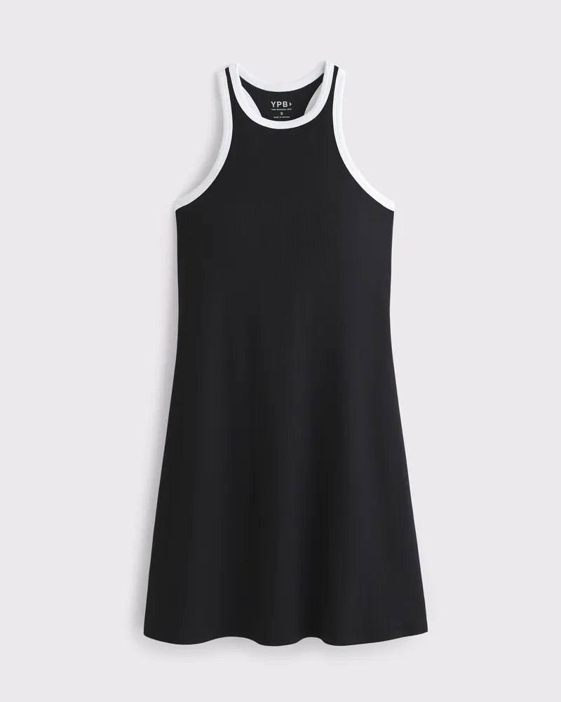 YPB Active Rib High-Neck Mini Dress