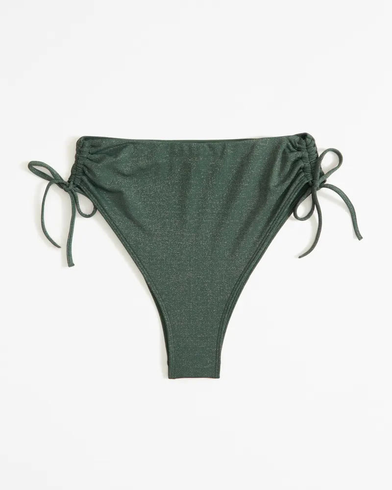 Cinch Tie High-Waist High-Leg Cheeky Bottom