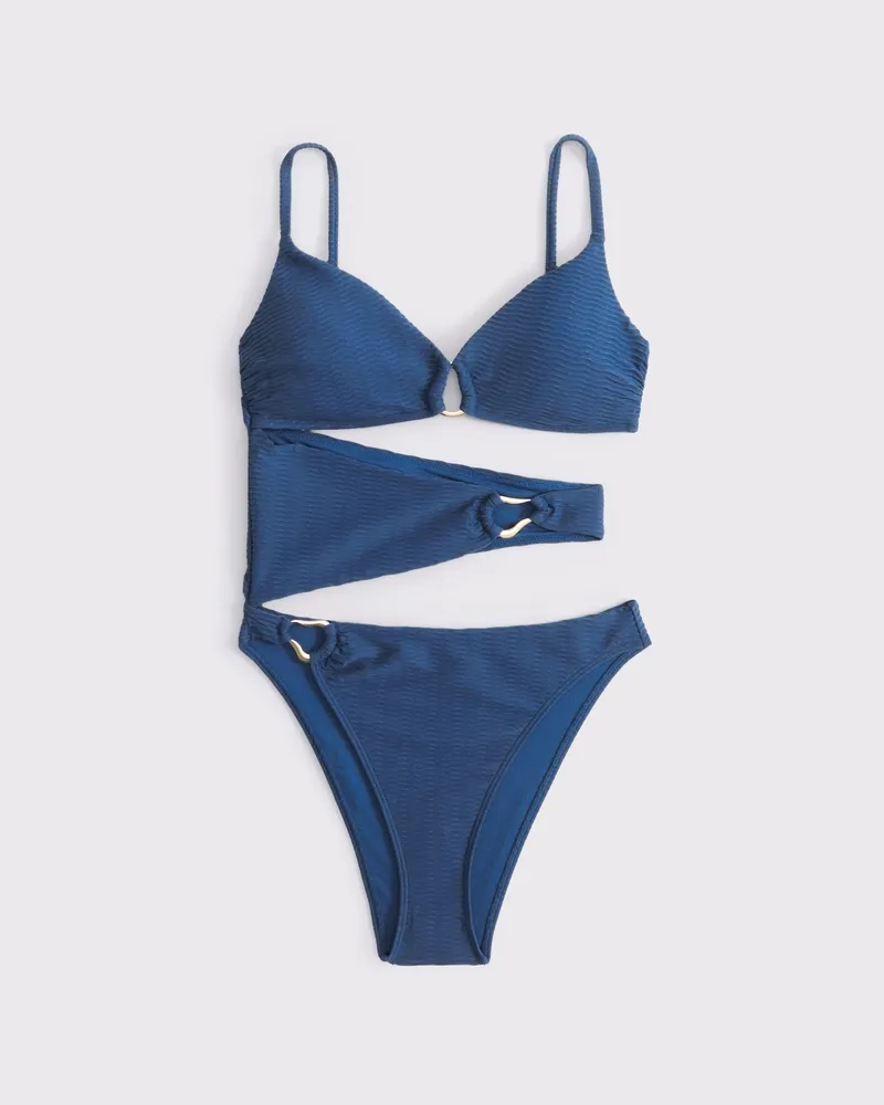Hardware Cutout One-Piece Swimsuit