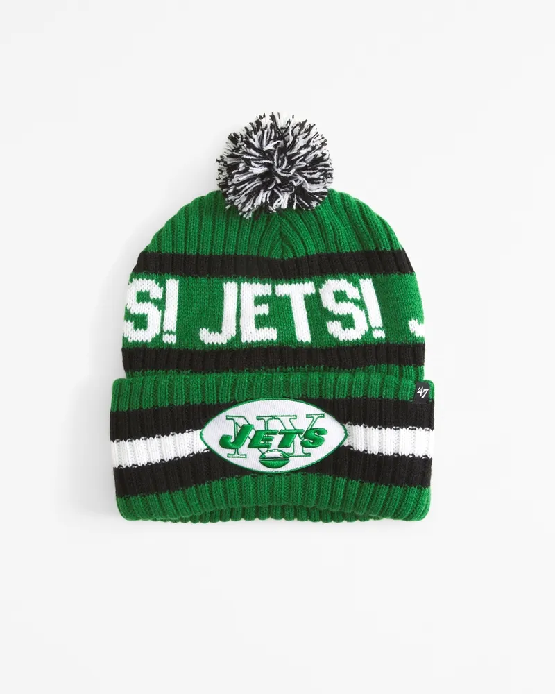 New York Jets Pom Beanie