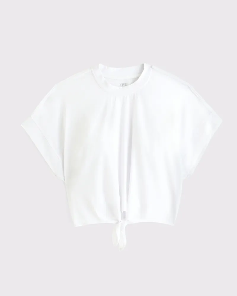 YPB Active Featherweight Tie-Front Tee
