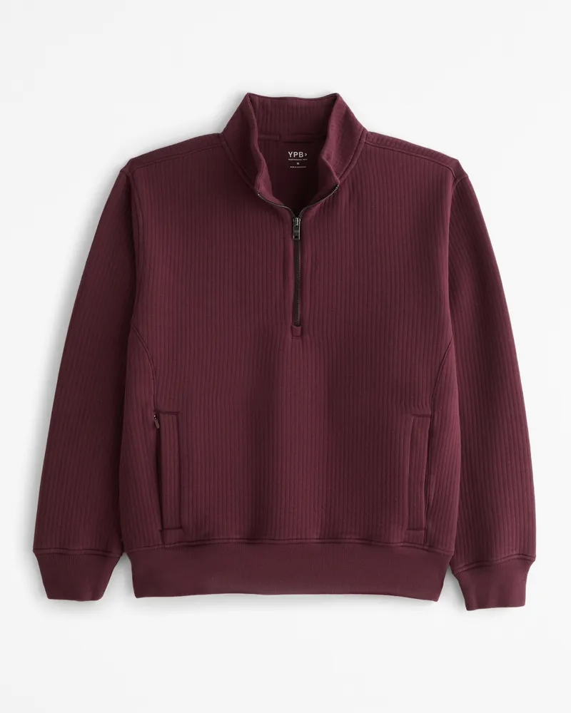 YPB Textured Ribbed Half-Zip