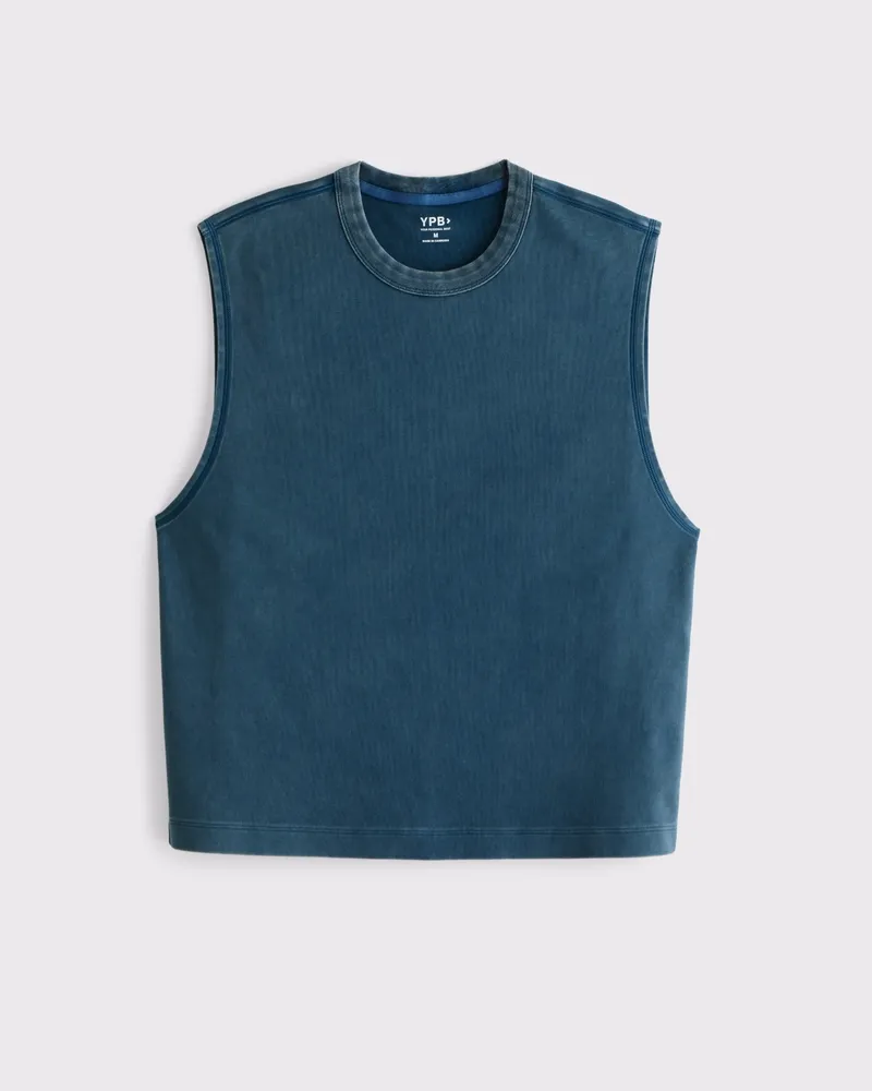 YPB Active Shrunken Cropped Heavyweight Cotton Tank