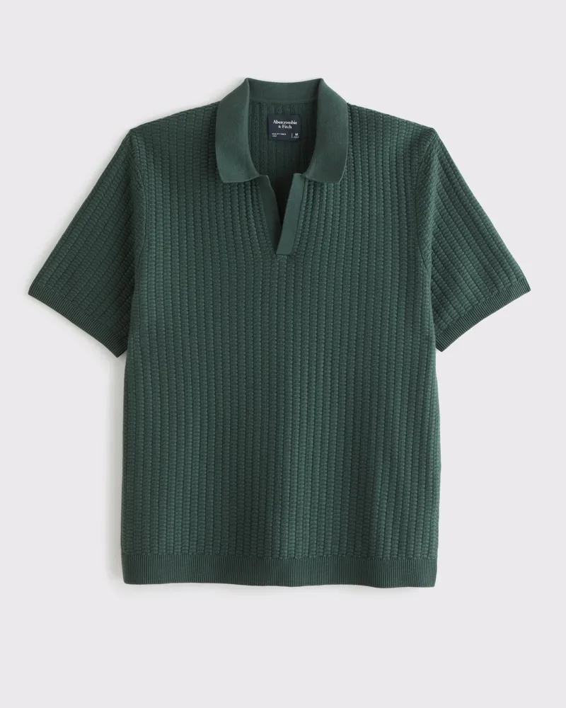 Classic Stitch Johnny Collar Sweater Polo