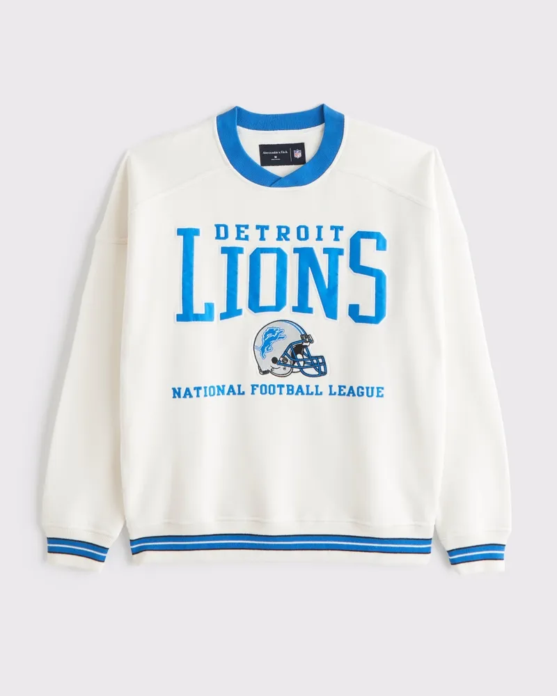 Detroit Lions Graphic Crew Sweatshirt