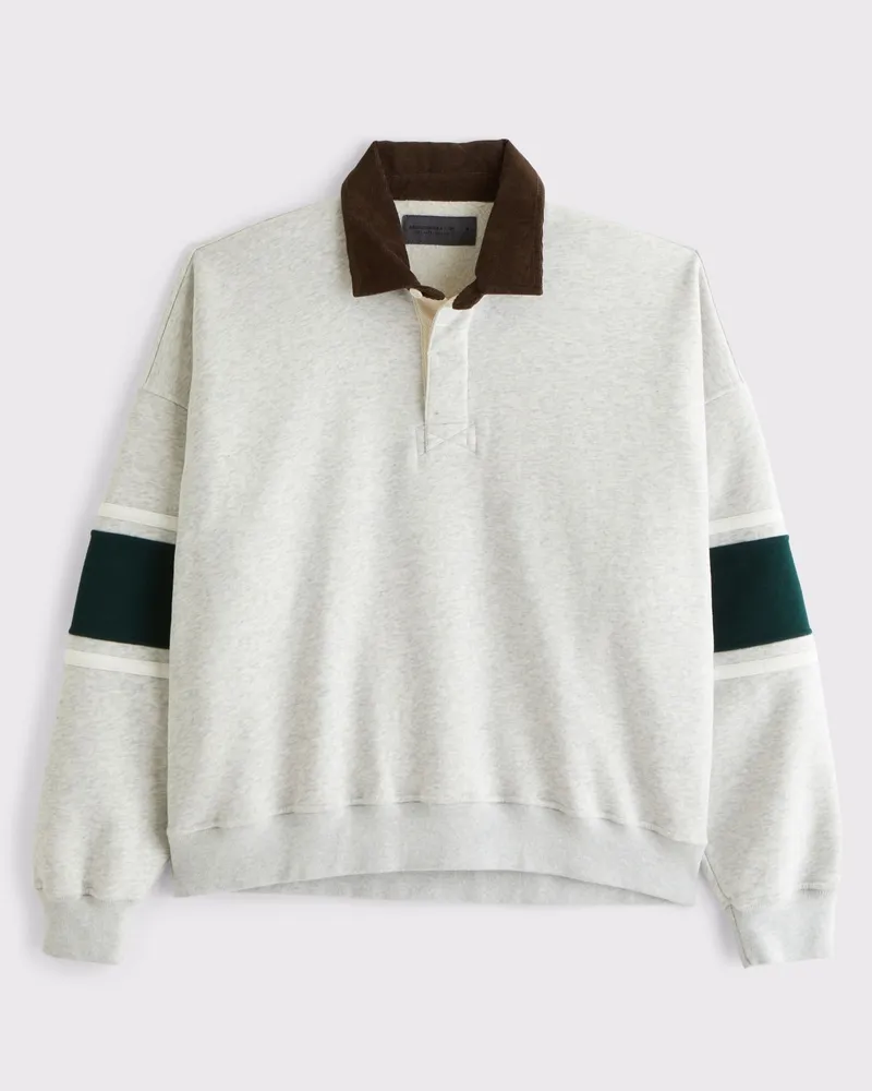 Cropped Essential Rugby Polo Sweatshirt