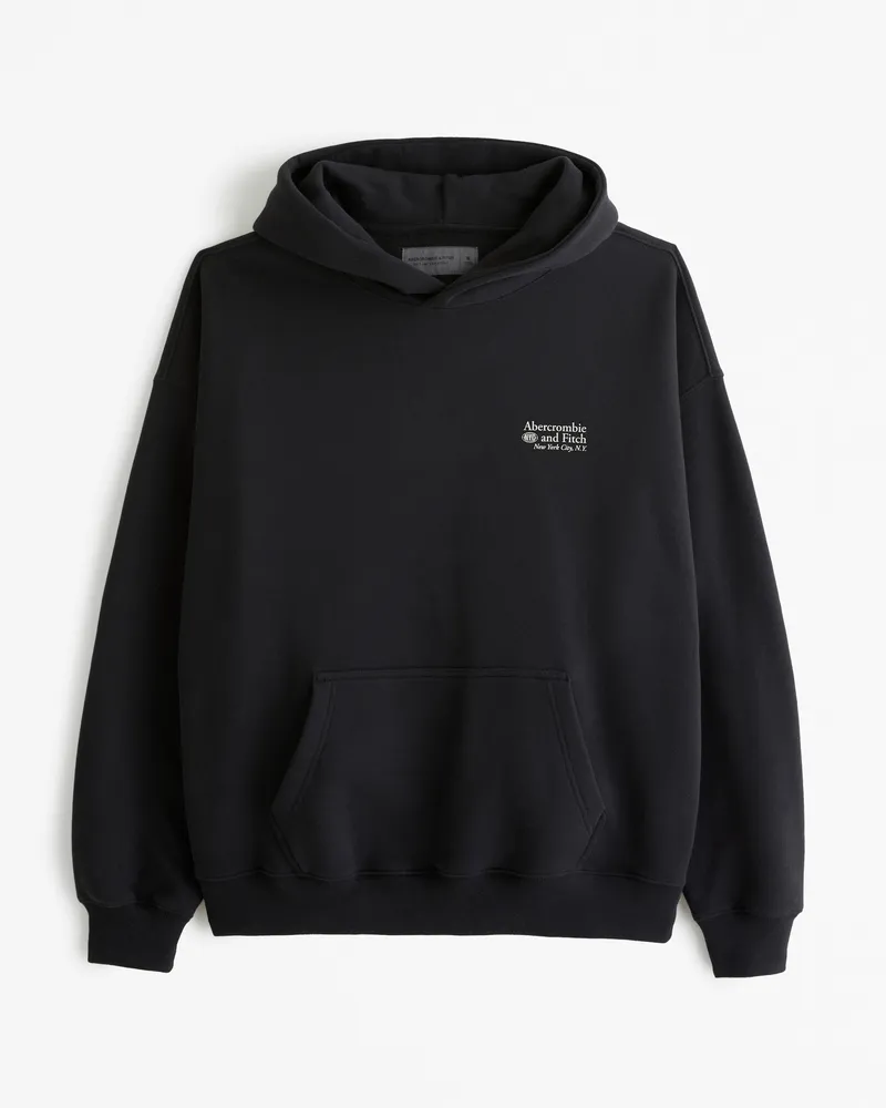 Print Logo Popover Hoodie