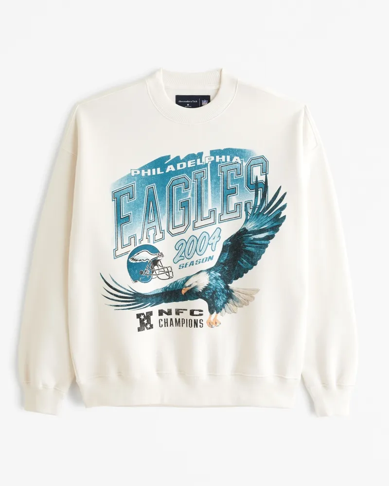 Philadelphia Eagles Graphic Crew Sweatshirt