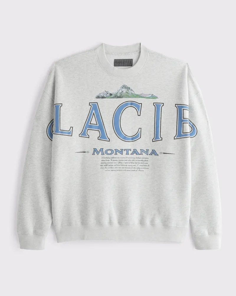 Glacier Graphic Crew Sweatshirt
