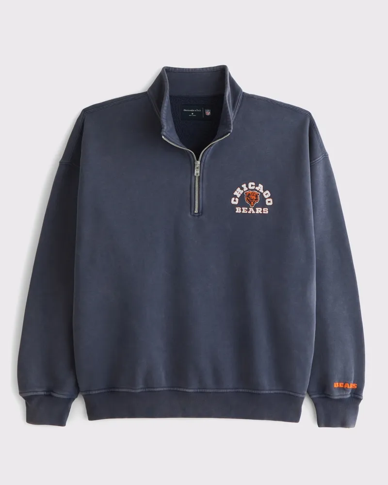 Chicago Bears Half-Zip Sweatshirt