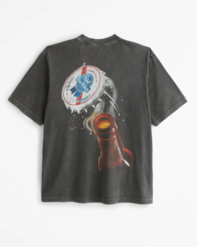 Pabst Blue Ribbon Vintage-Inspired Graphic Tee
