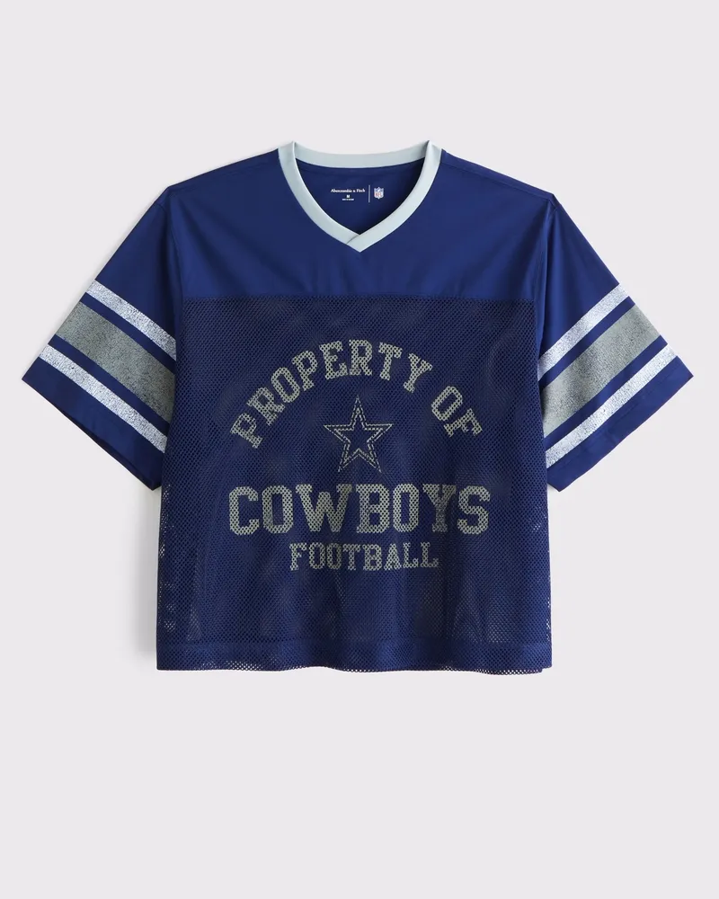 Detroit Lions Cropped Mesh Tee