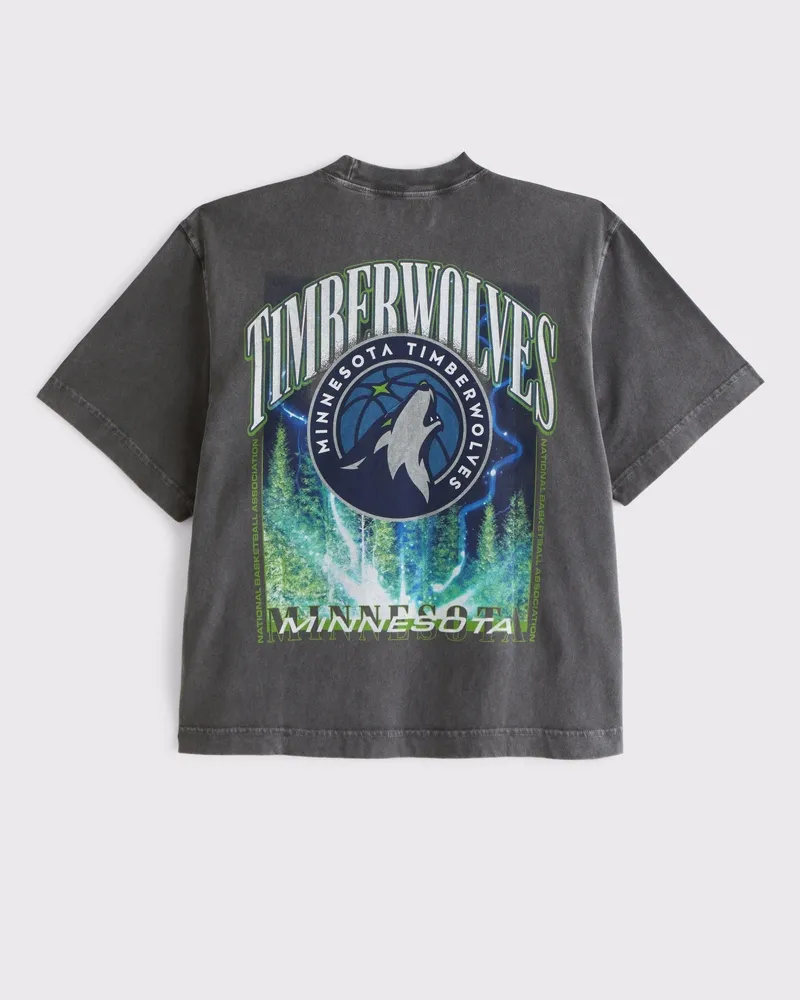 Cropped Minnesota Timberwolves Graphic Tee