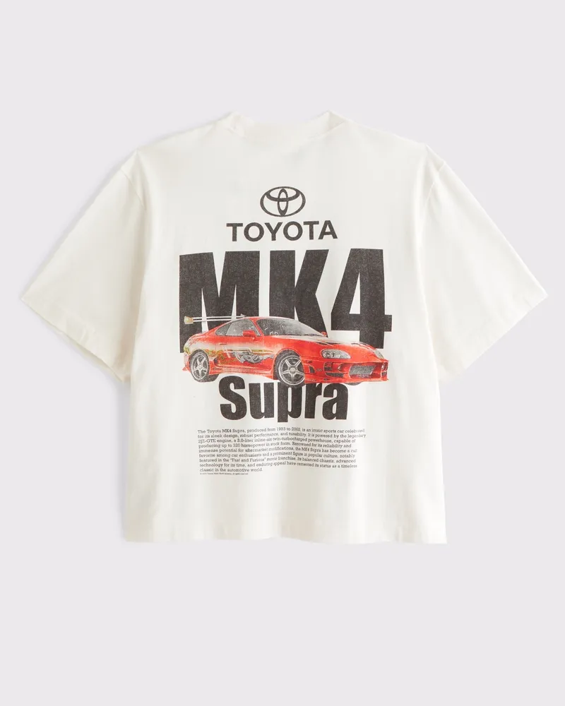 Cropped Toyota Supra Graphic Tee