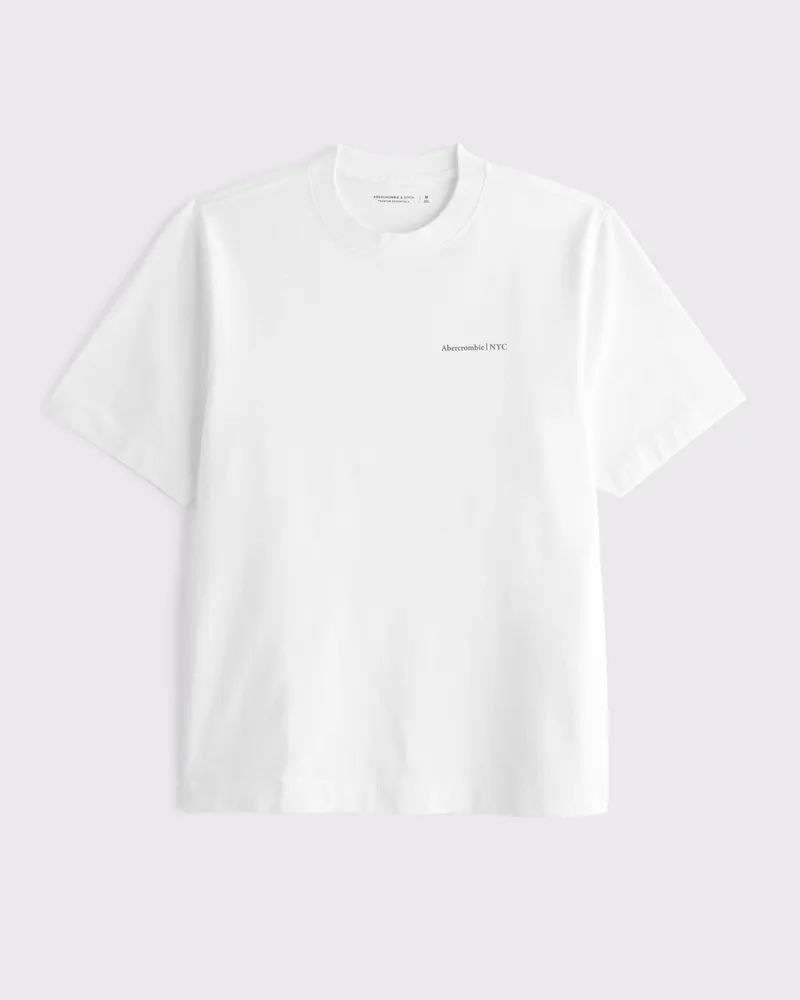 Premium Heavyweight Micro-Logo Tee