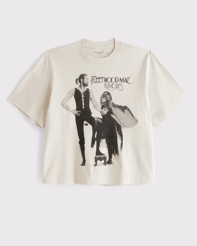 Cropped Fleetwood Mac Graphic Tee