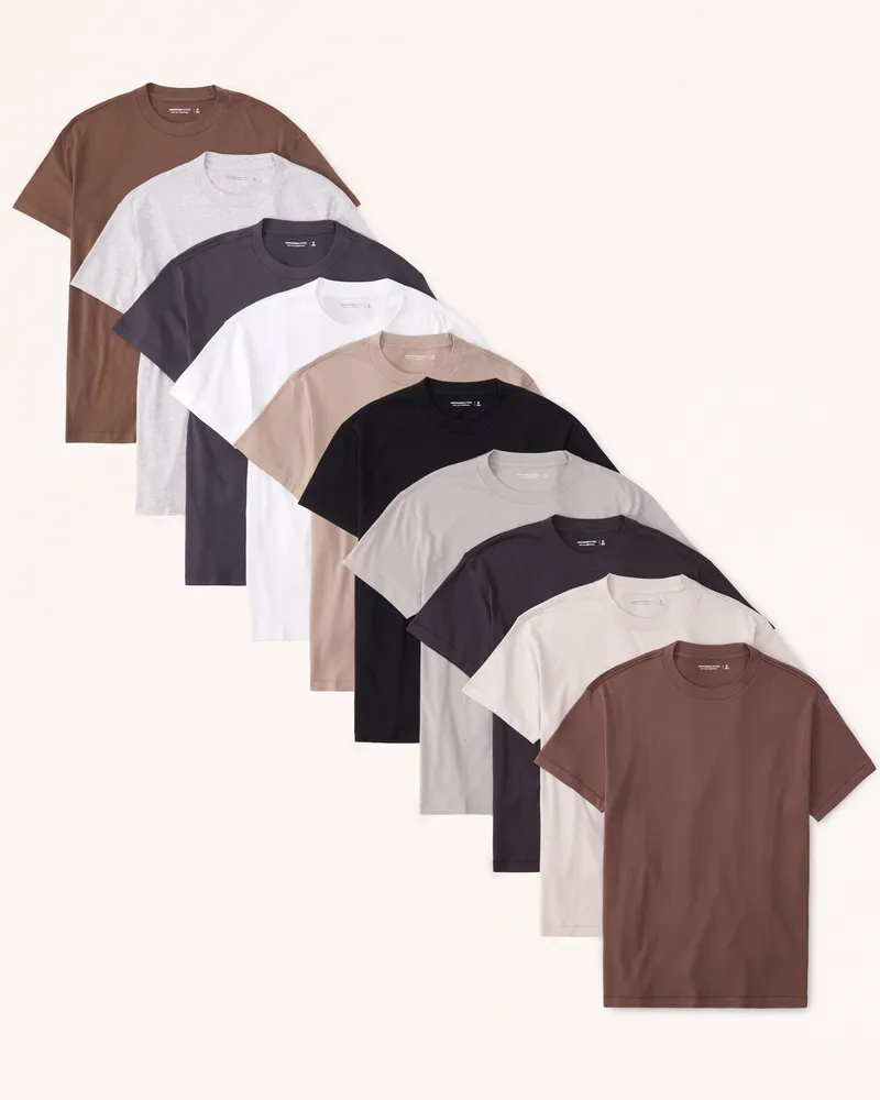 10-Pack Relaxed Essential Tees