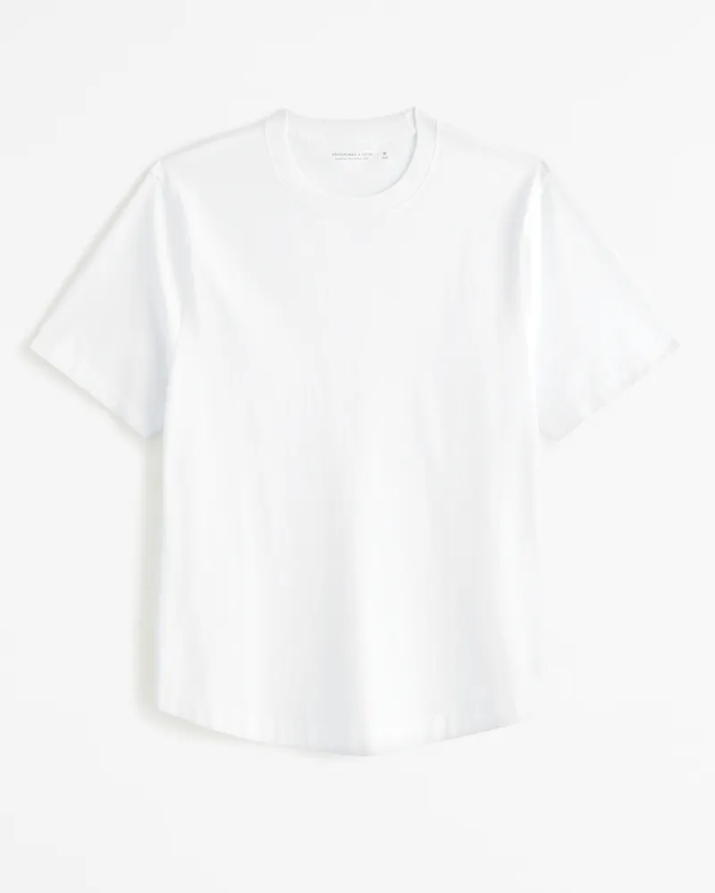 Classic Polished Curved Hem Tee