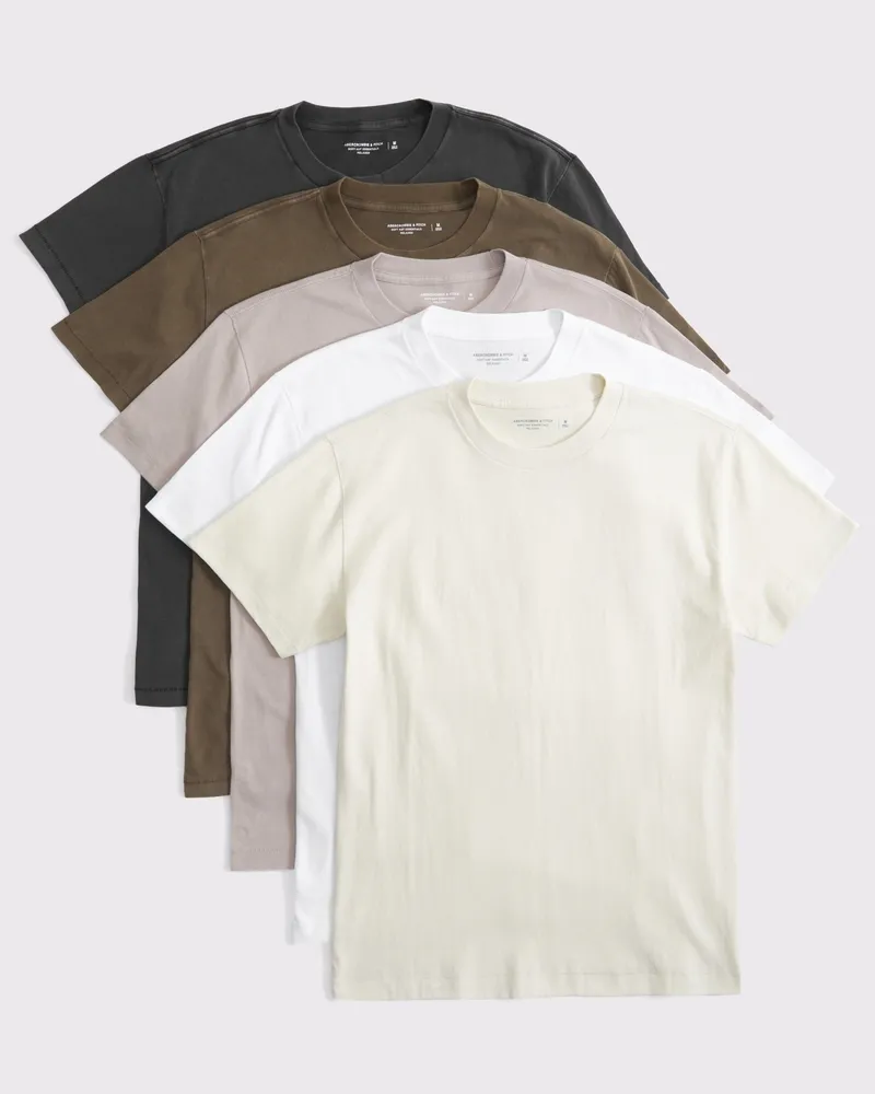 5-Pack Relaxed Essential Tees