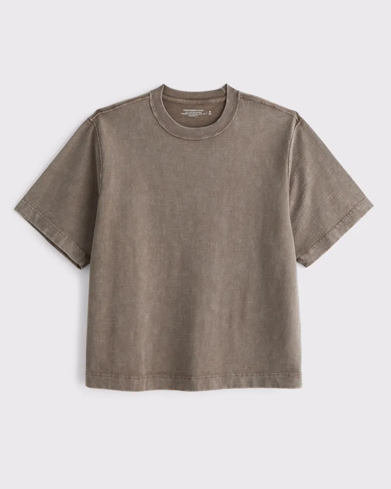 Premium Heavyweight Slub Cropped Tee