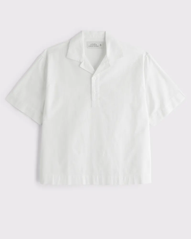 Summer Linen-Blend Popover