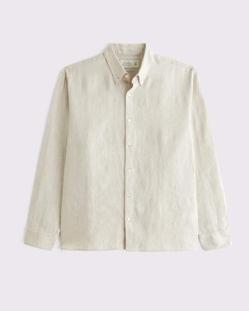 Linen Button-Up Shirt