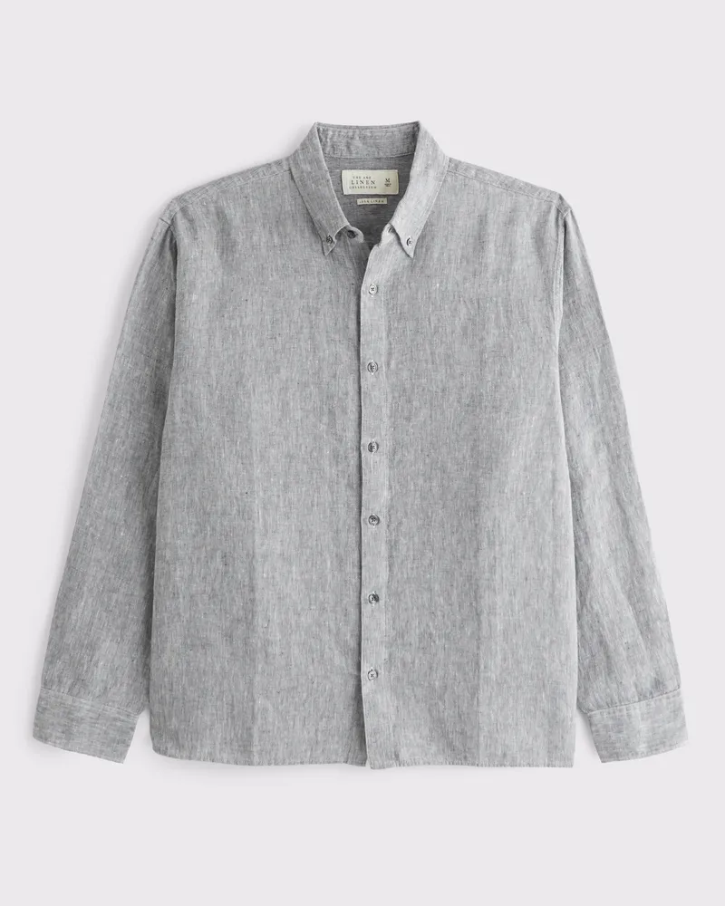 Linen Button-Up Shirt