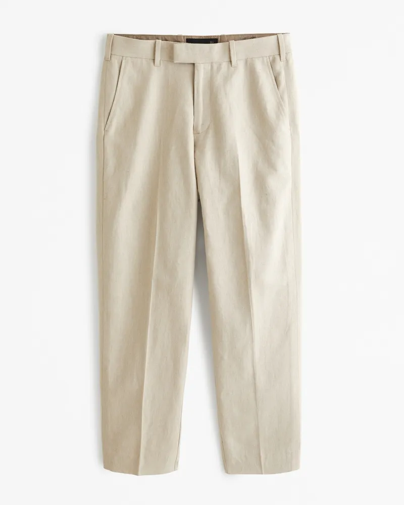 The A&F Collins Tailored Linen-Blend Suit Pant