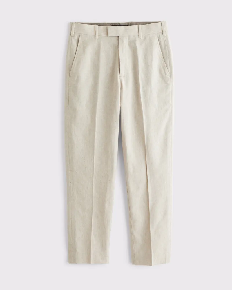 The A&F Collins Slim Linen-Blend Suit Pant