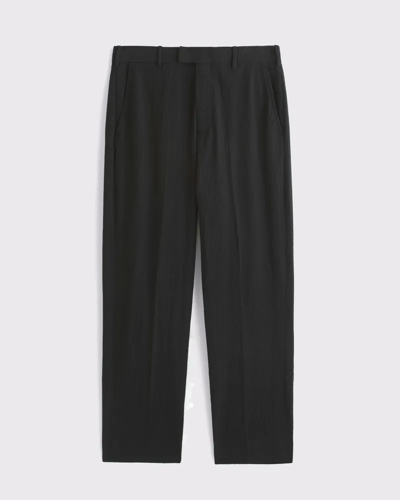 The A&F Collins Athletic Fit Linen-Blend Suit Pant