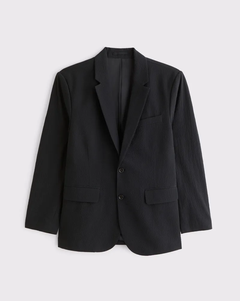 The A&F Collins Tailored Slim Seersucker Blazer