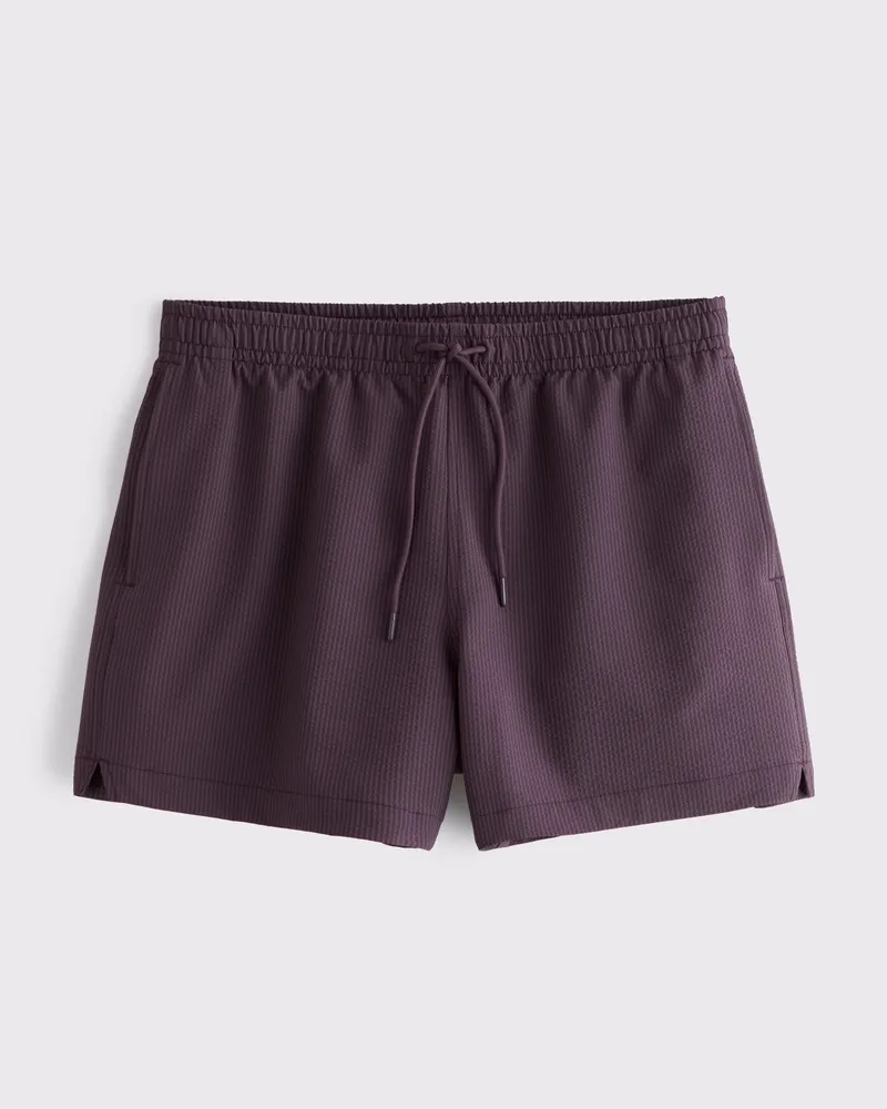 Pull-On Seersucker Swim Trunk