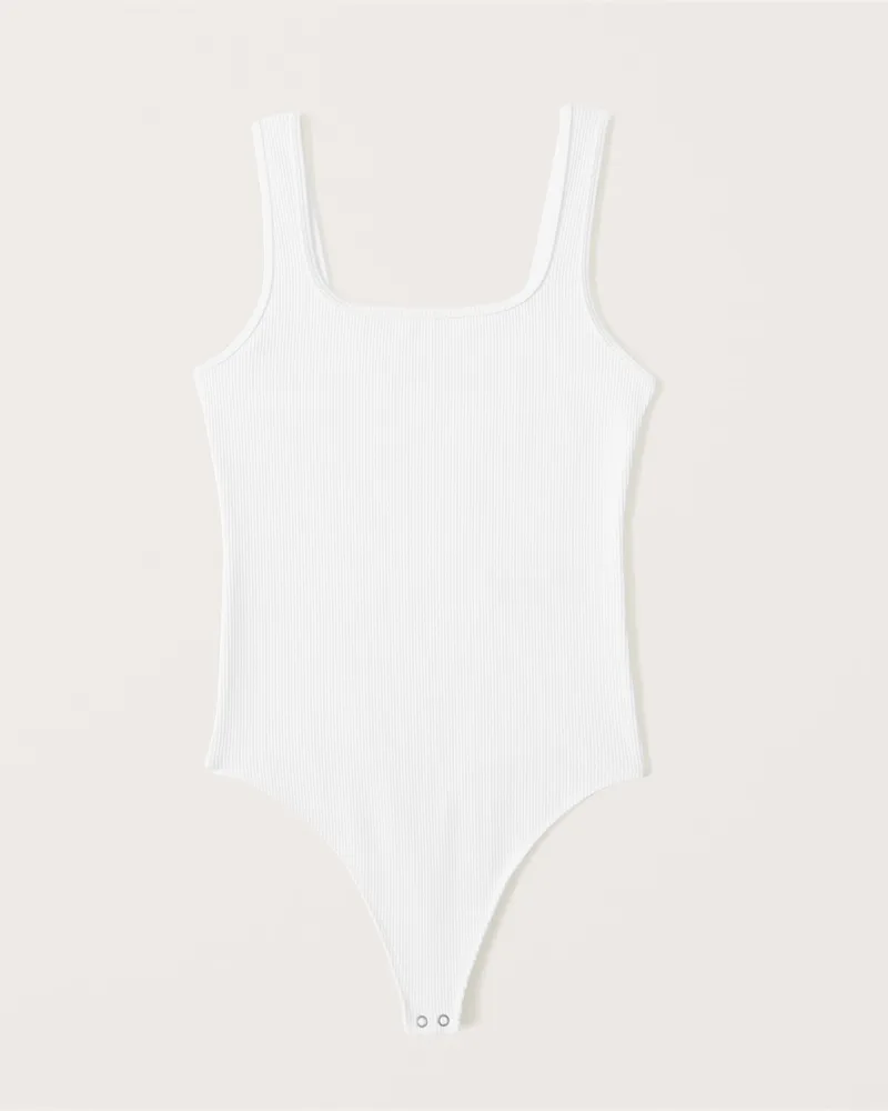 Seamless Rib Fabric Tank Bodysuit