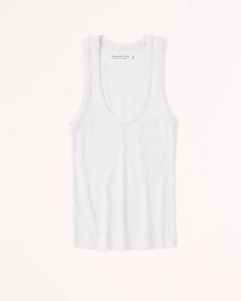 Essential Rib Tuckable Scoopneck Tank