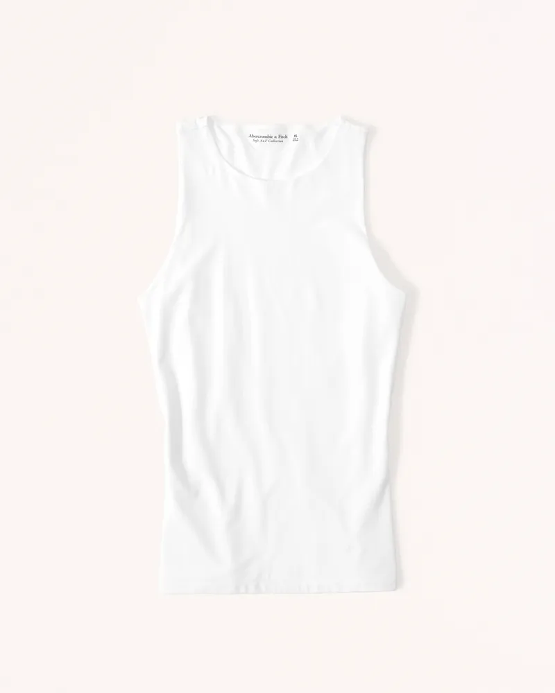 Soft Matte Seamless High-Neck Tank
