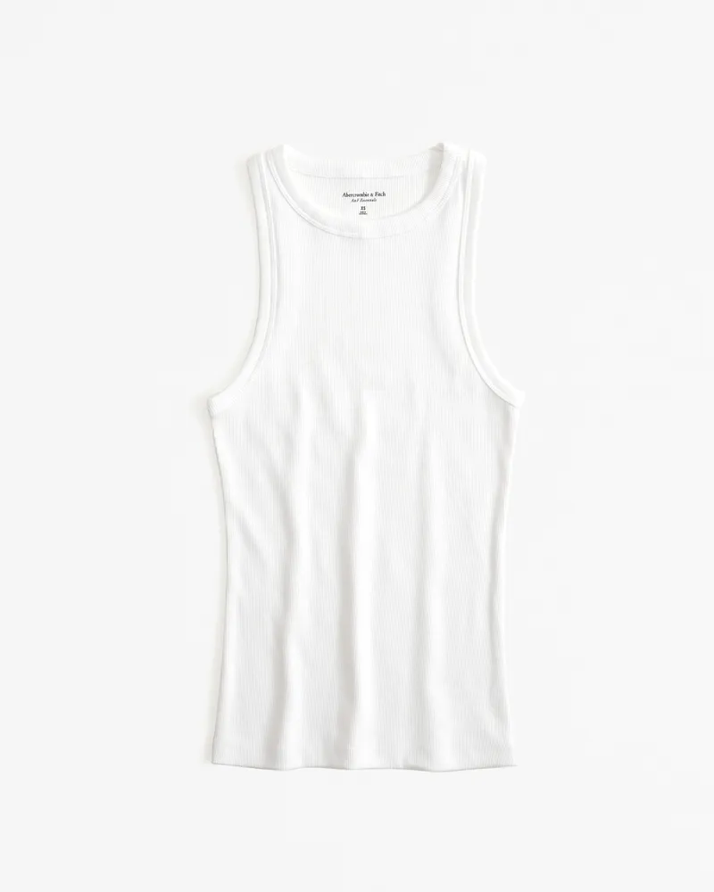 Essential Tuckable High-Neck Rib Tank