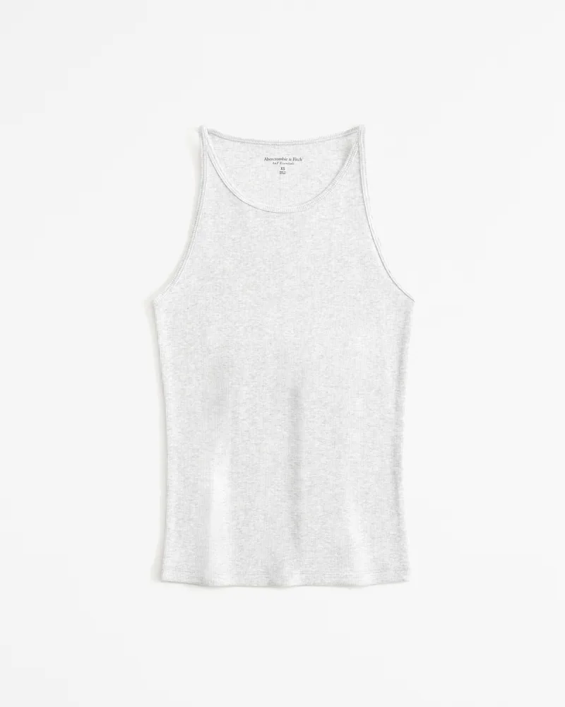 Essential Tuckable High-Neck 90s Rib Tank