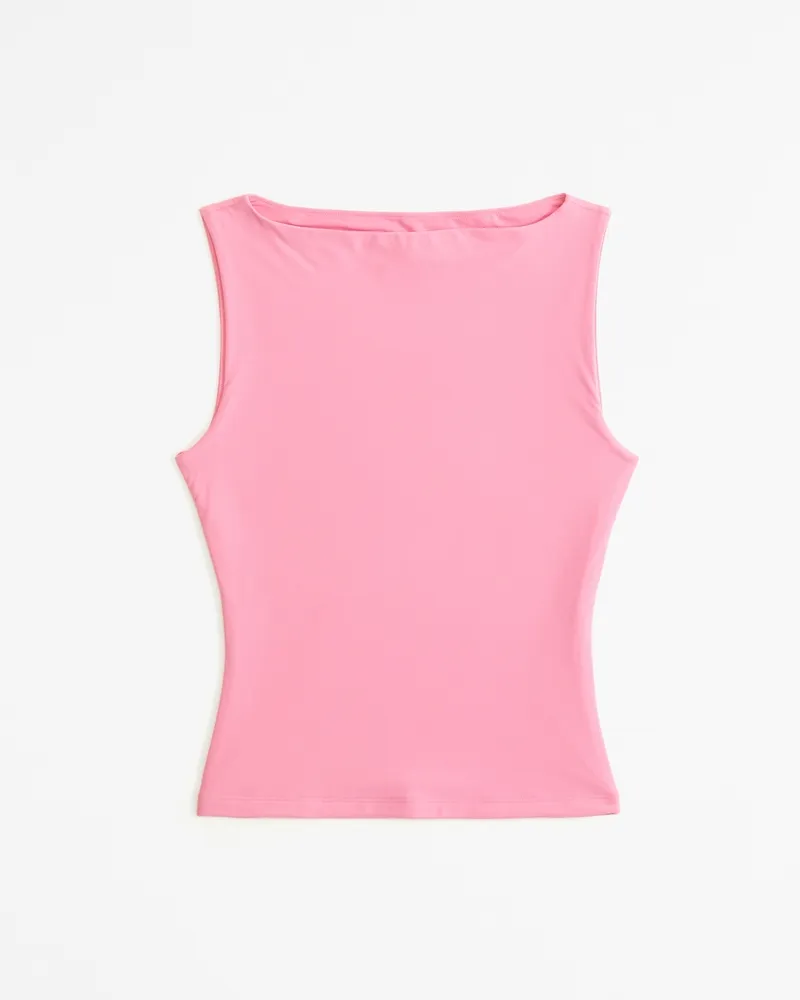 Soft Matte Seamless Slash Top