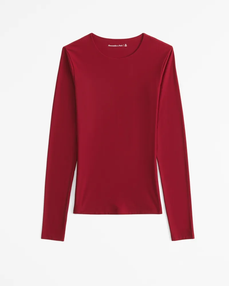 Soft Matte Seamless Tuckable Long-Sleeve Top