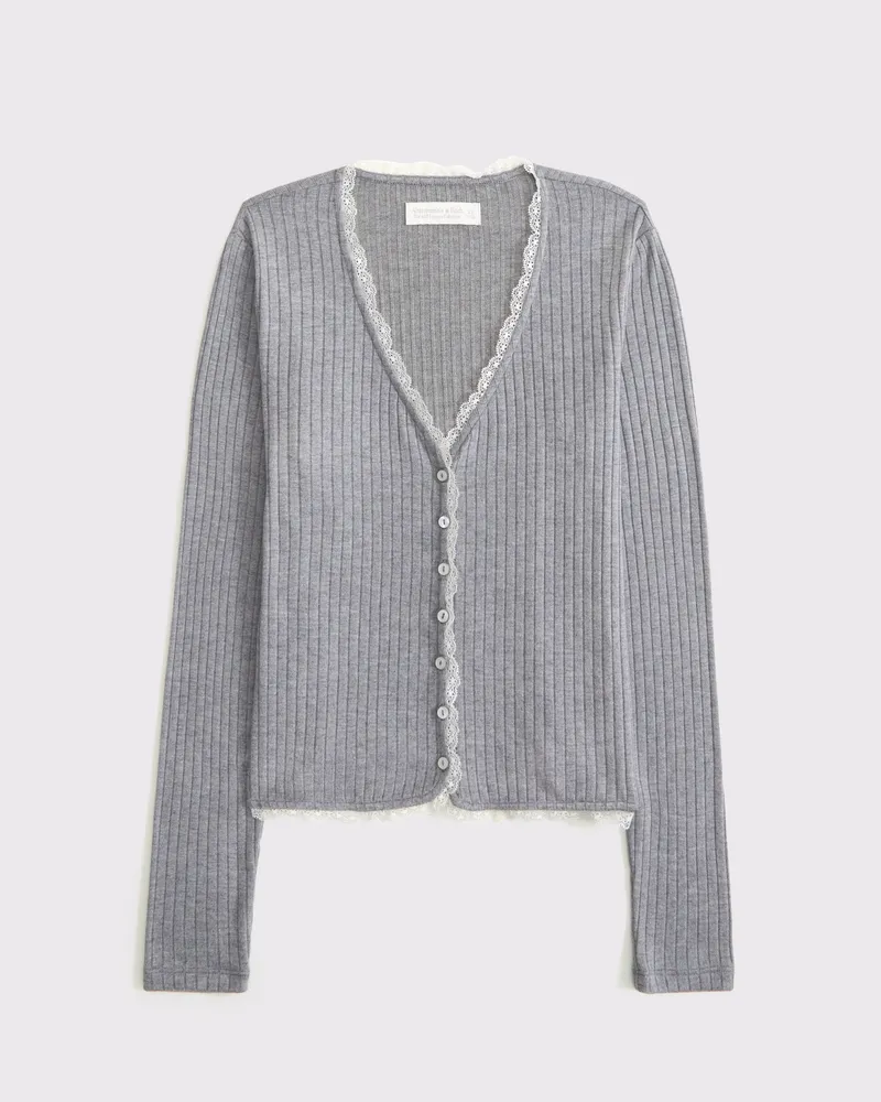 Long-Sleeve Lounge Button-Through Top