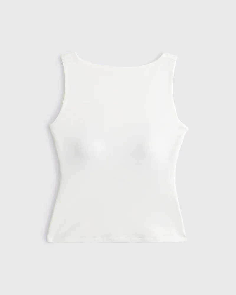 Bra-Free Scoop Back Slash Top