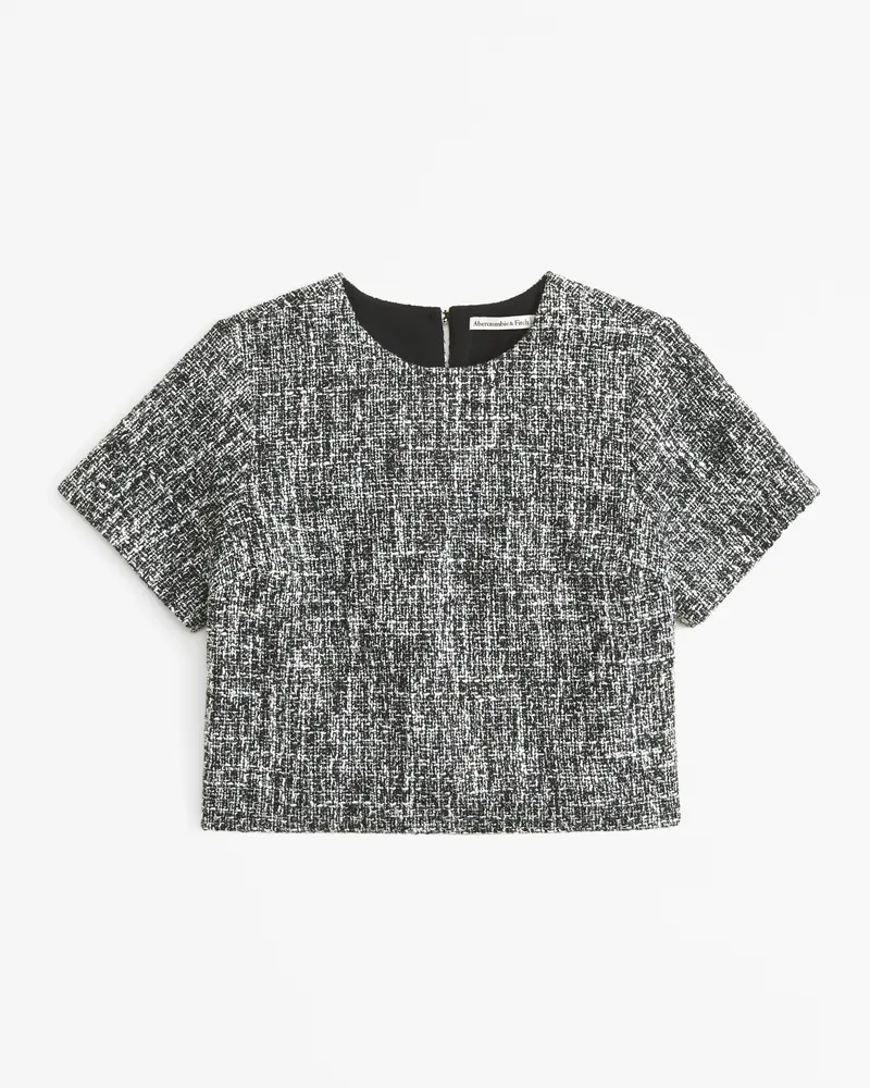 Tweed Woven Tee