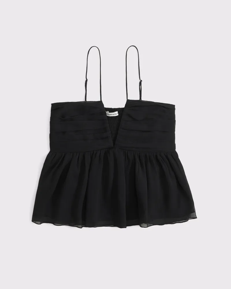 V-Neck Ruched Cami