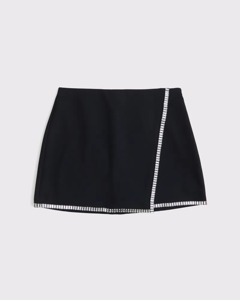 High Rise Wrap Mini Skort