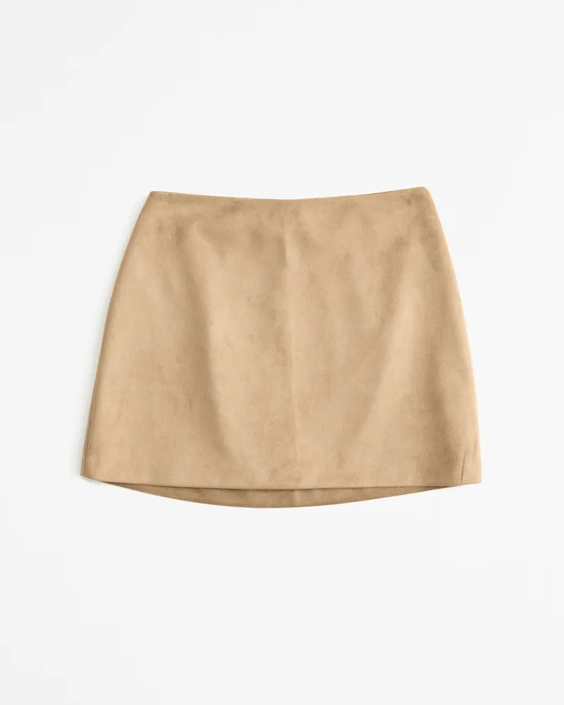 The A&F Scarlett Faux Suede Mini Skort