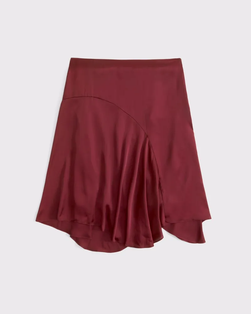 Satin Midi Skirt