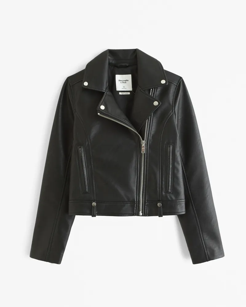 Vegan Leather Moto Jacket