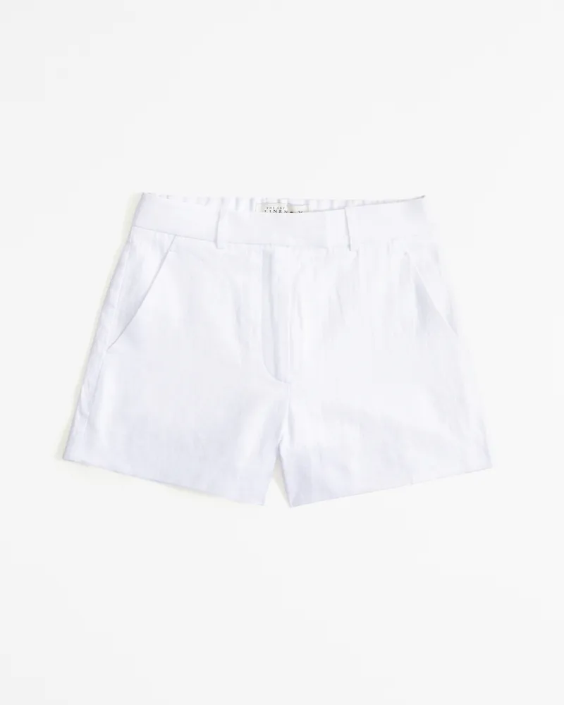 Premium Linen Fixed Waist Short