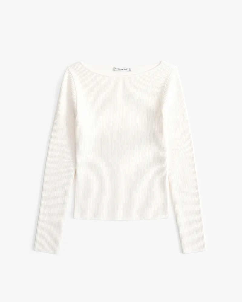 Long-Sleeve Ottoman Slash Top