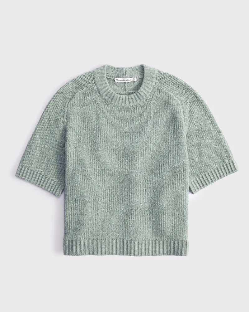 The A&F Madeline Textural Crew Sweater Tee